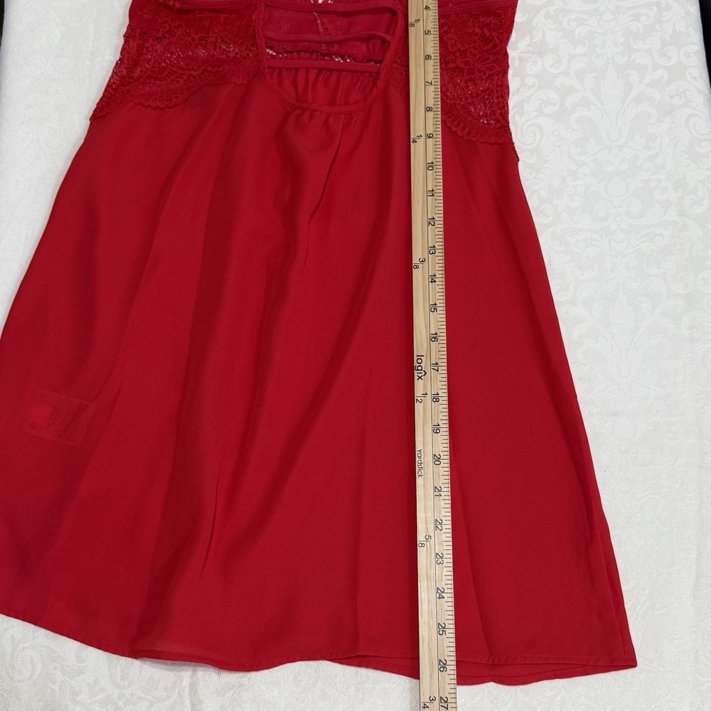 I.N.C. International Concept Women's Slip Dress Size XS Red Intimate Romantic - Picture 6 of 10